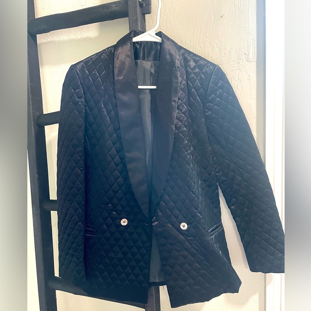 QUILTED BLAZER